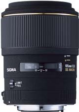 image objectif Sigma 105 105mm F2.8 DG Macro EX