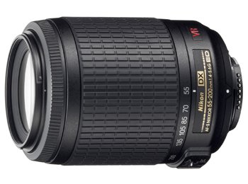 image objectif Nikon 55-200 AF-S DX VR Zoom-Nikkor 55-200mm f/4-5.6G IF-ED pour Nikon