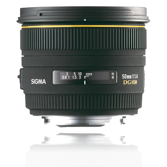 image objectif Sigma 50 50mm F1.4 EX DG HSM