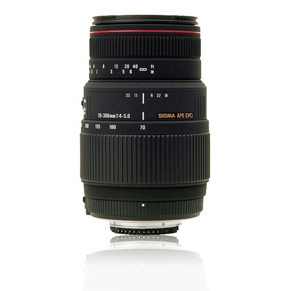 image objectif Sigma 70-300 APO 70-300mm F4-5.6 DG MACRO pour Sony